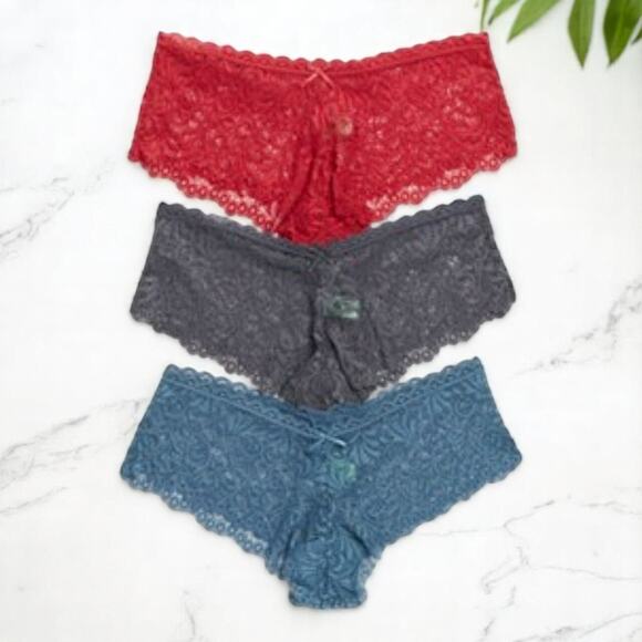 Honeydew Intimates Size Large Womens Assorted 3-Pack Lace Hipster Panties NWT - Picture 1 of 2